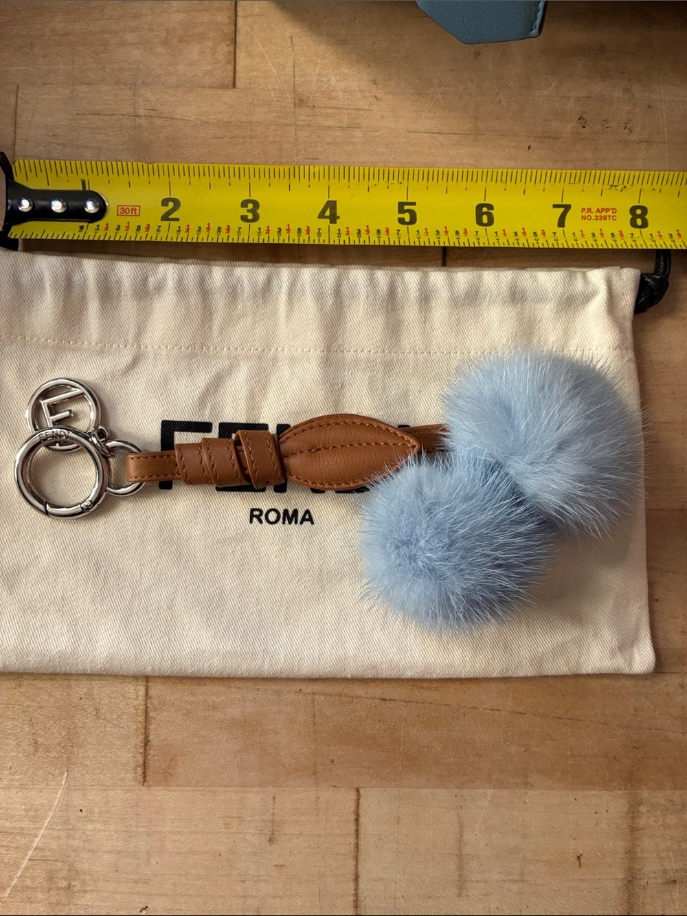 Fendi Fur Cherry Cherries Bag Charm F is For Fendi! - Picture 7 of 8